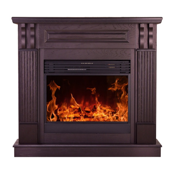 Elektromos kandalló Verona & Mirabella, Art Flame, 1118 x 1200 x 310, 1950 W, Hanghatással, Távirányitó, Wenge