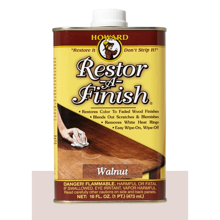 Tratament de mobila, Restaurator de mobila, Howard Restor-A-Finish, Walnut, 236 ml