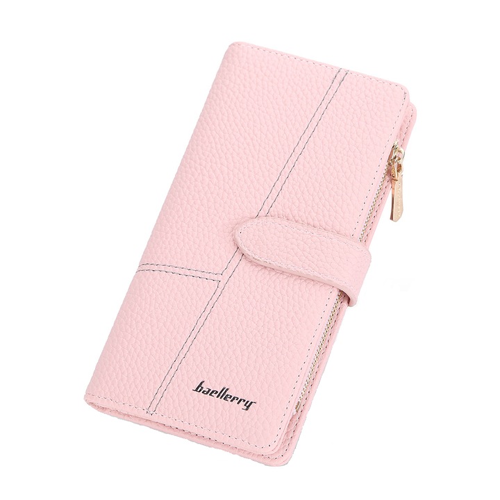 Portofel Dama, Baellerry, ZX-2367, Roz, 19x10x2 cm
