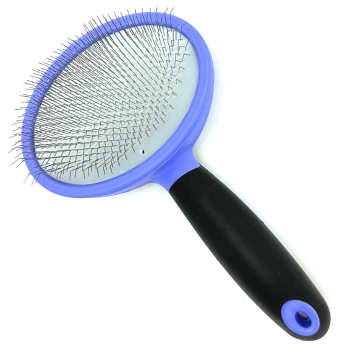 Kutya/cica ápolókefe Pet Interest 3867, fekete/lila, közepes/hosszú szőr