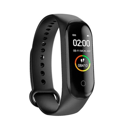 Смарт гривна Smart Sport M6, AK Market, Чернa - eMAG.bg