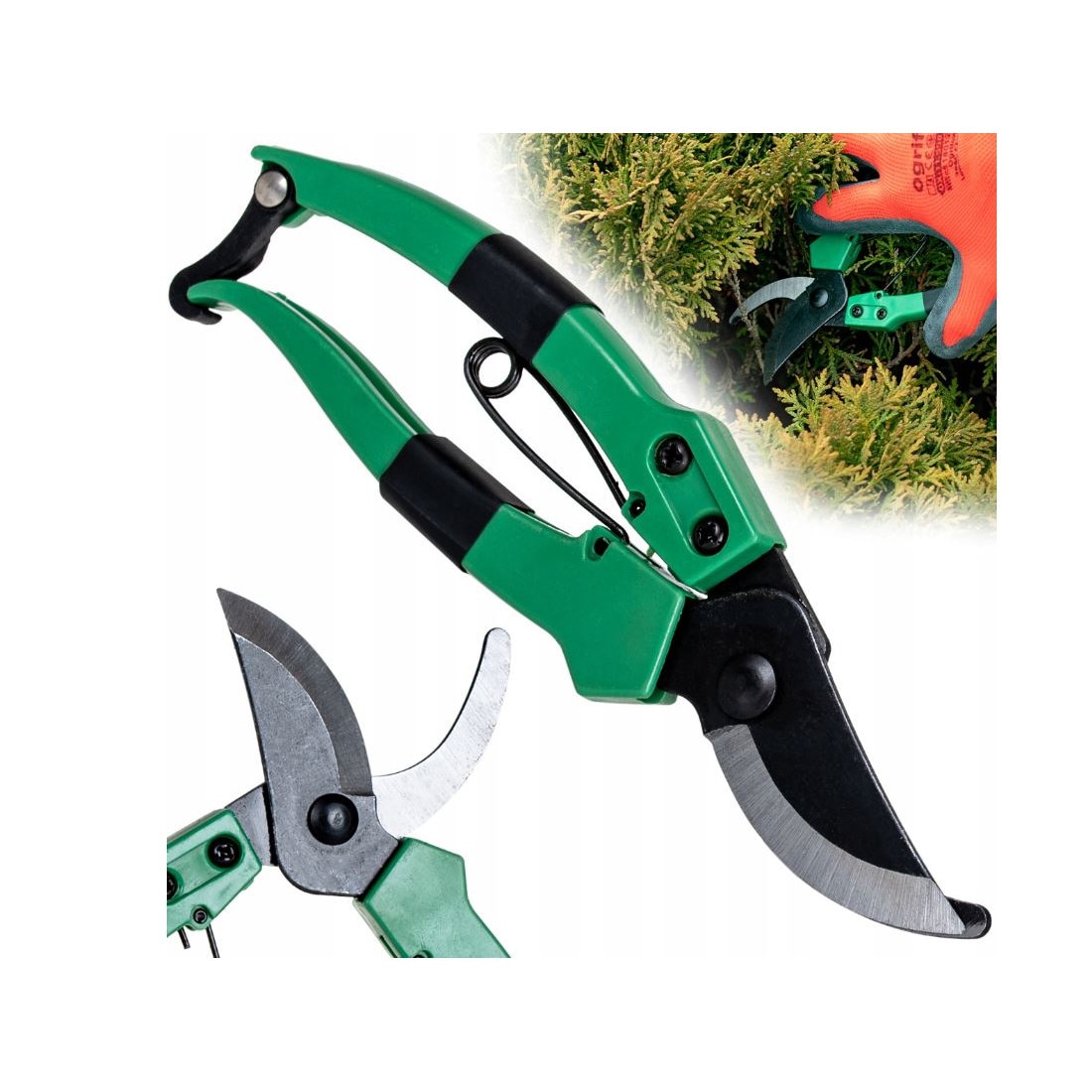 Garden Line zöld acél metszőolló - 19cm - eMAG.hu