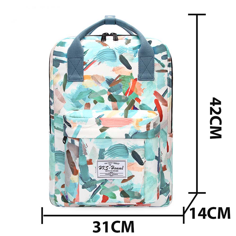 Rucsac pentru laptop, Dollcini, Multifunctional, 16 inch, Albastru