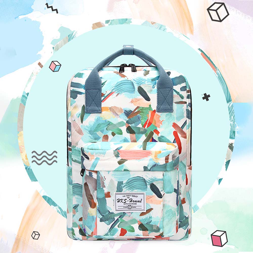 Rucsac pentru laptop, Dollcini, Multifunctional, 16 inch, Albastru