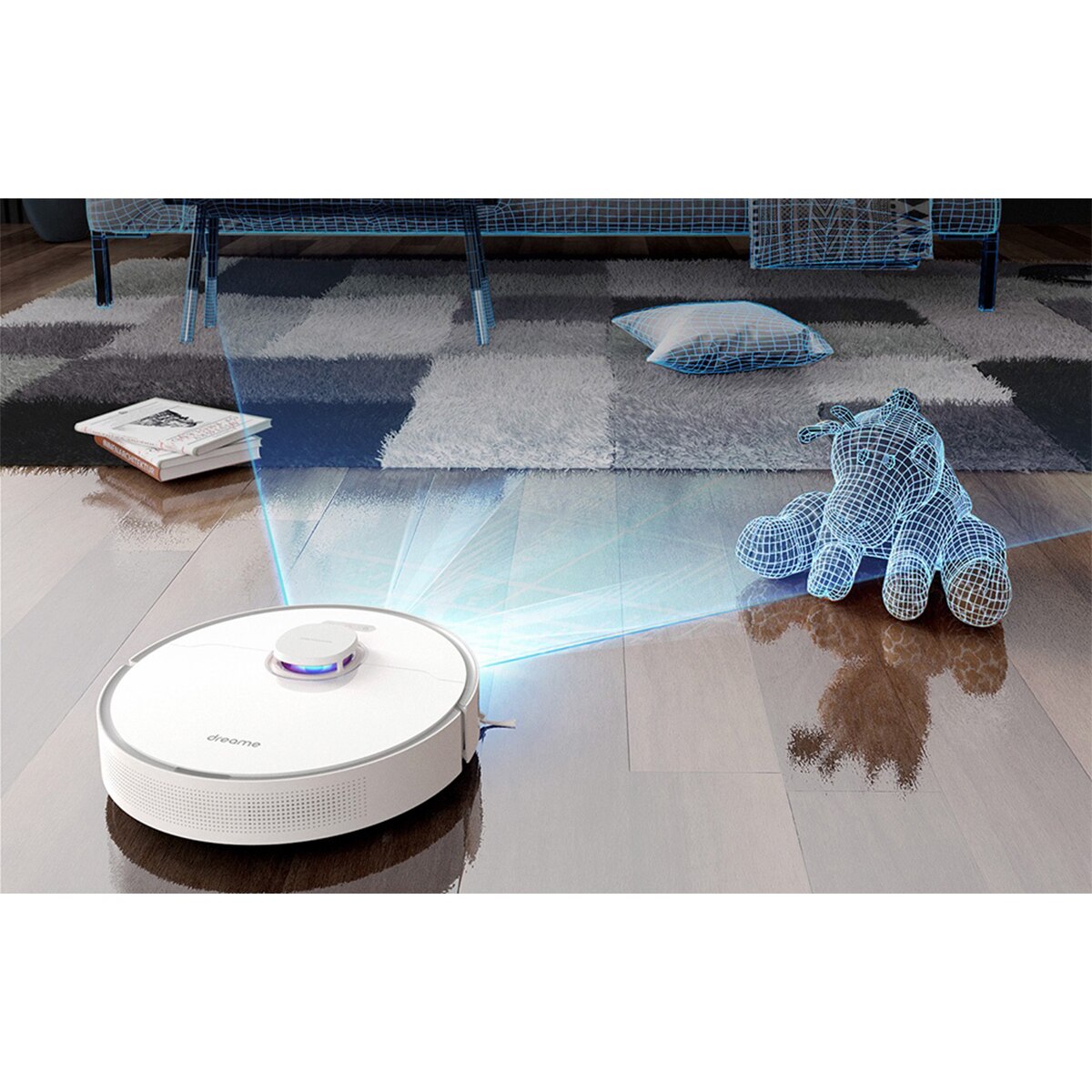 Aspirator robot Dreame, L10 Pro, 5200mAh, 46 W, Alb - eMAG.bg