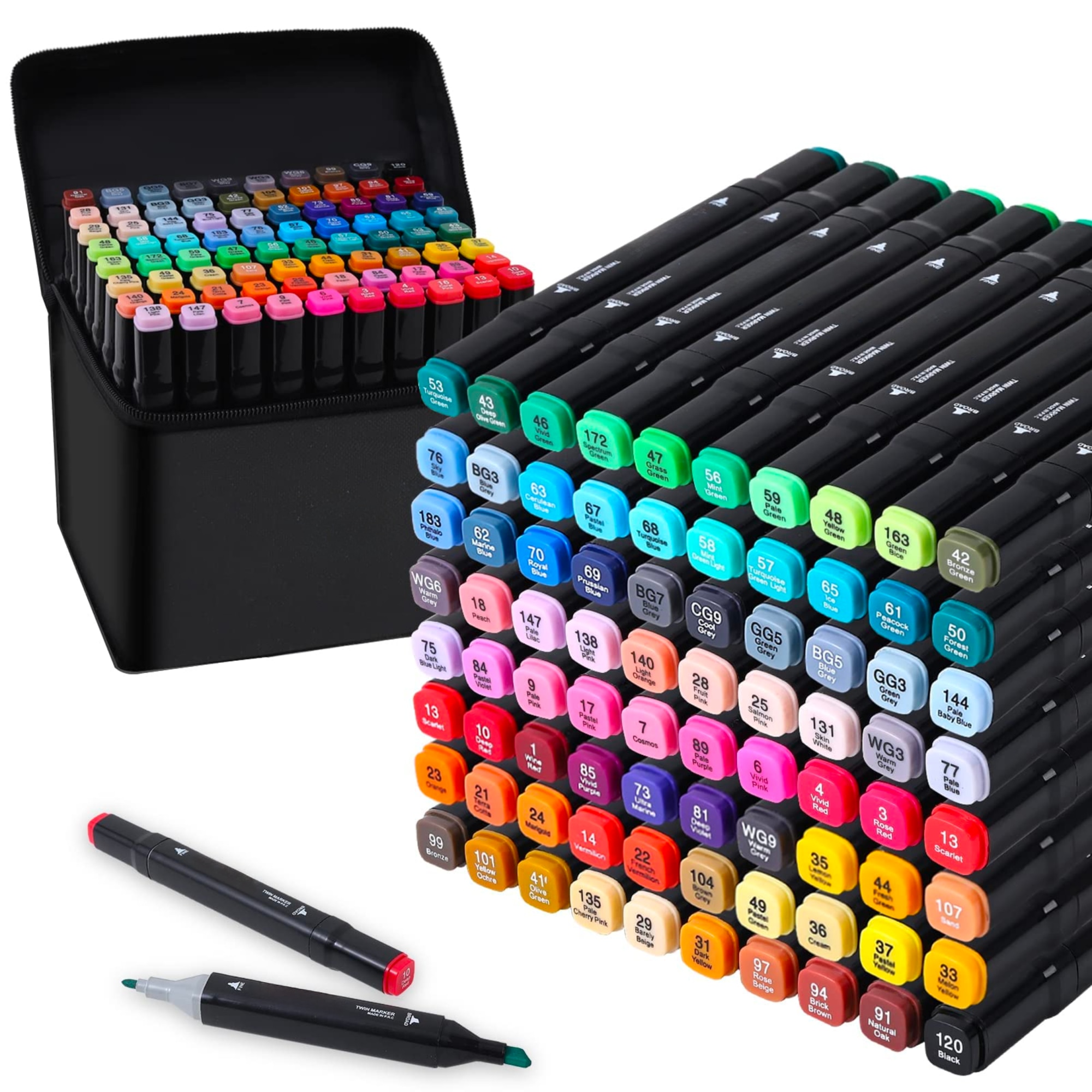 Mua Colorya 40 Art Markers for Artists- Alcohol Markers with Dual