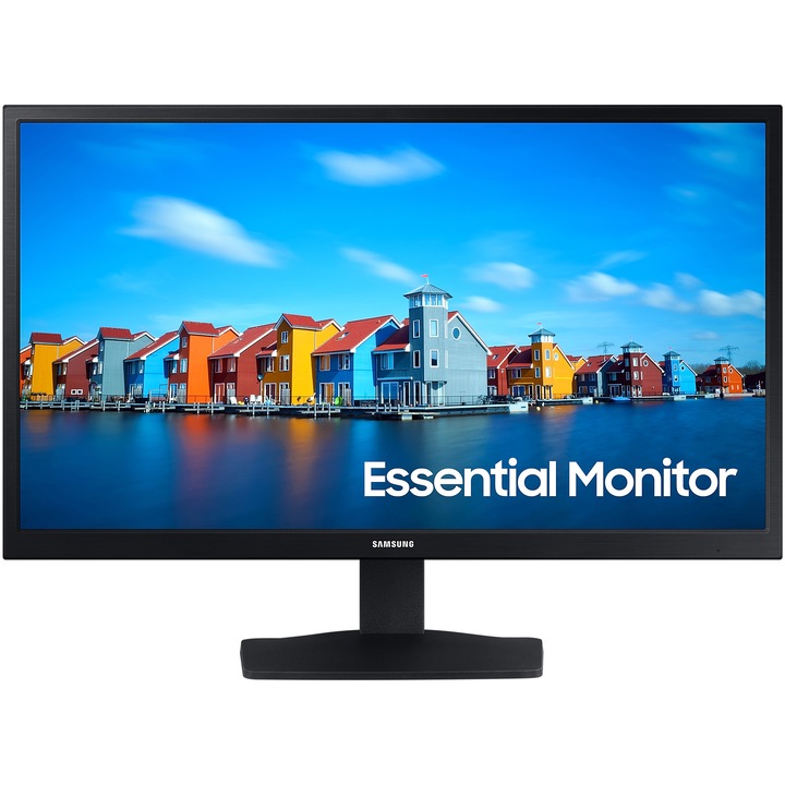 Monitor LED, Samsung, 24 inch, 1920x1080, HDMI, DVI, 60 Hz, Full HD, Negru