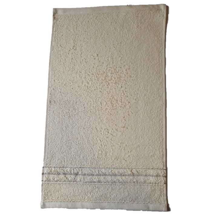 Хавлиена кърпа за баня 30 x 50 см Studio Casa Shadow, 100% памук, 400 gsm, кремава