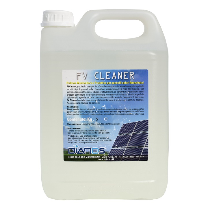 Detergent pentru panouri solare Dianos FV Cleaner, 5 L, efect antistatic, si protectiv