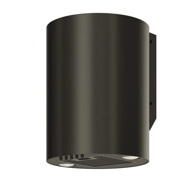 Hota de bucatarie, Maan, Inox/PVC, Clasa energetica C, 300 m3/h, 115W, 31cm, Negru