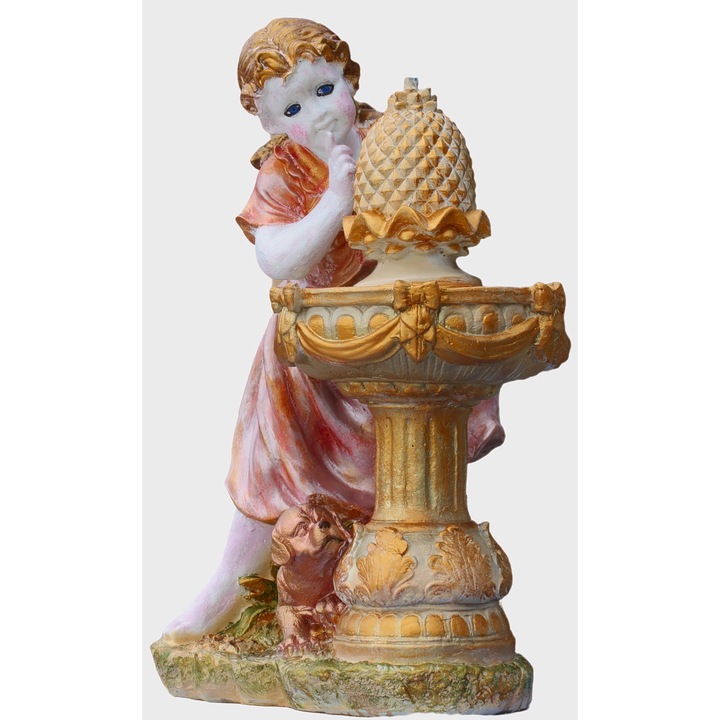 Статуетка Фонтана, Красивото изкуство на Сара, Бетон, 68 см