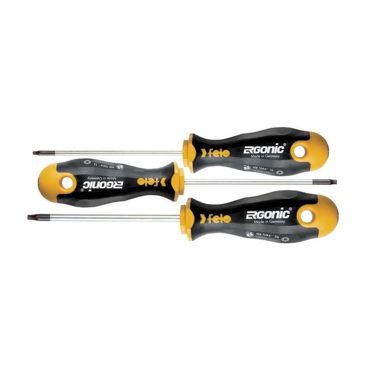 Комплект от 3 отвертки Torx T10-T20 Felo