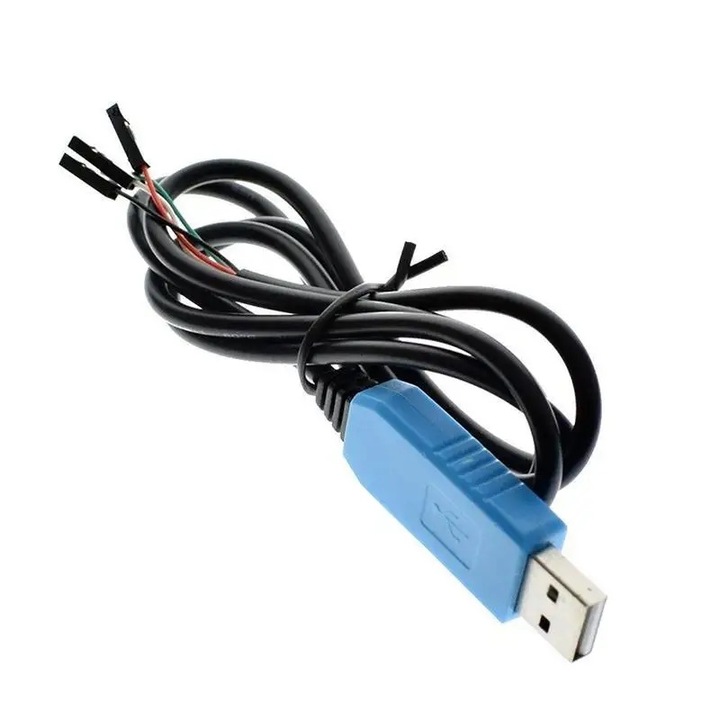 USB - TTL soros átalakító kábel 4 tűs PL2303HX OKY3406-0