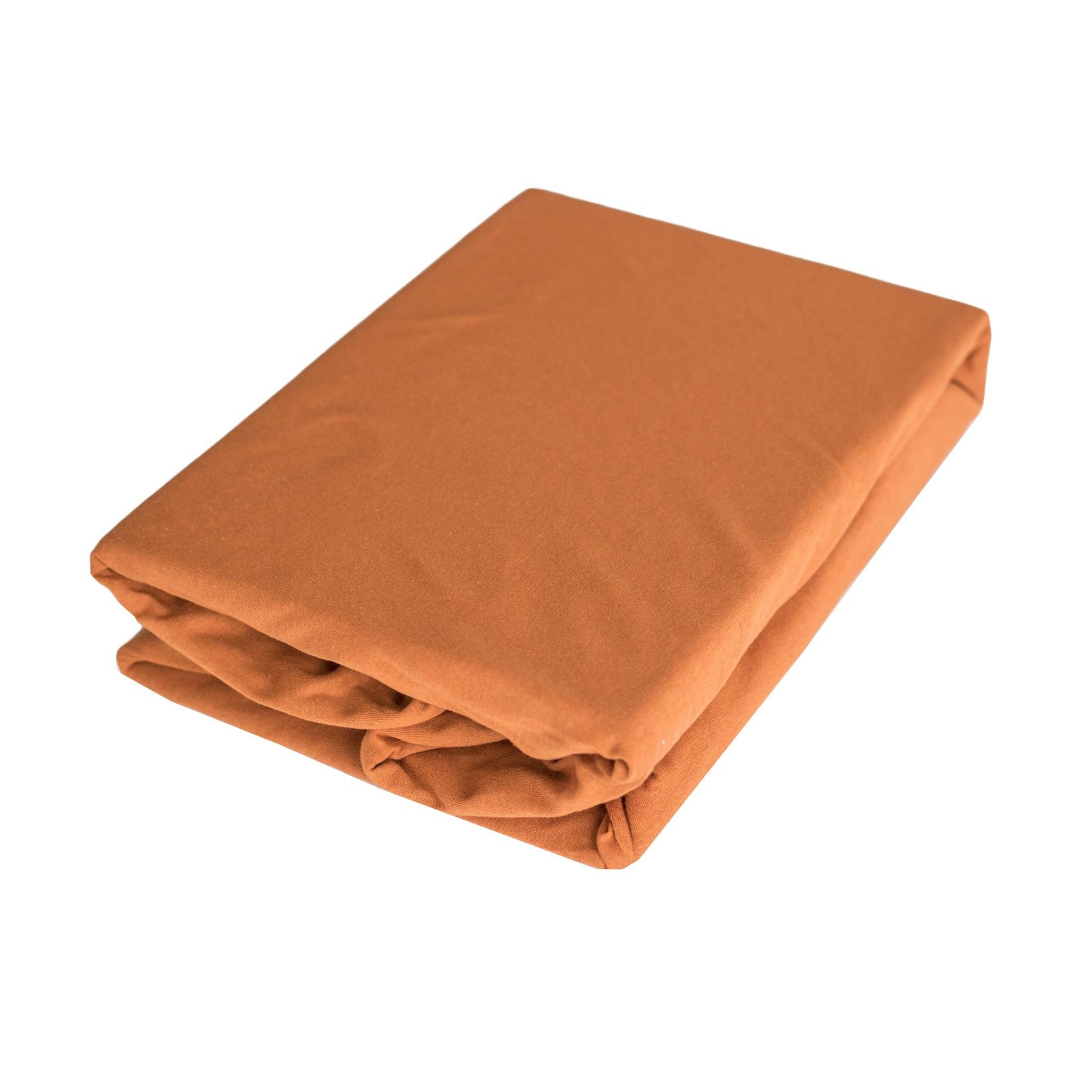 Cearceaf de pat Jersey cu elastic 60x120 cm Maro