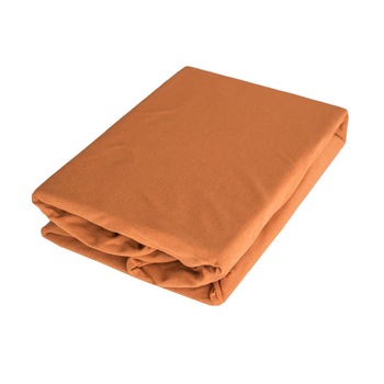Cearceaf de pat Jersey cu elastic 60x120 cm Maro Cearceaf de pat Jersey cu elastic 60x120 cm Maro