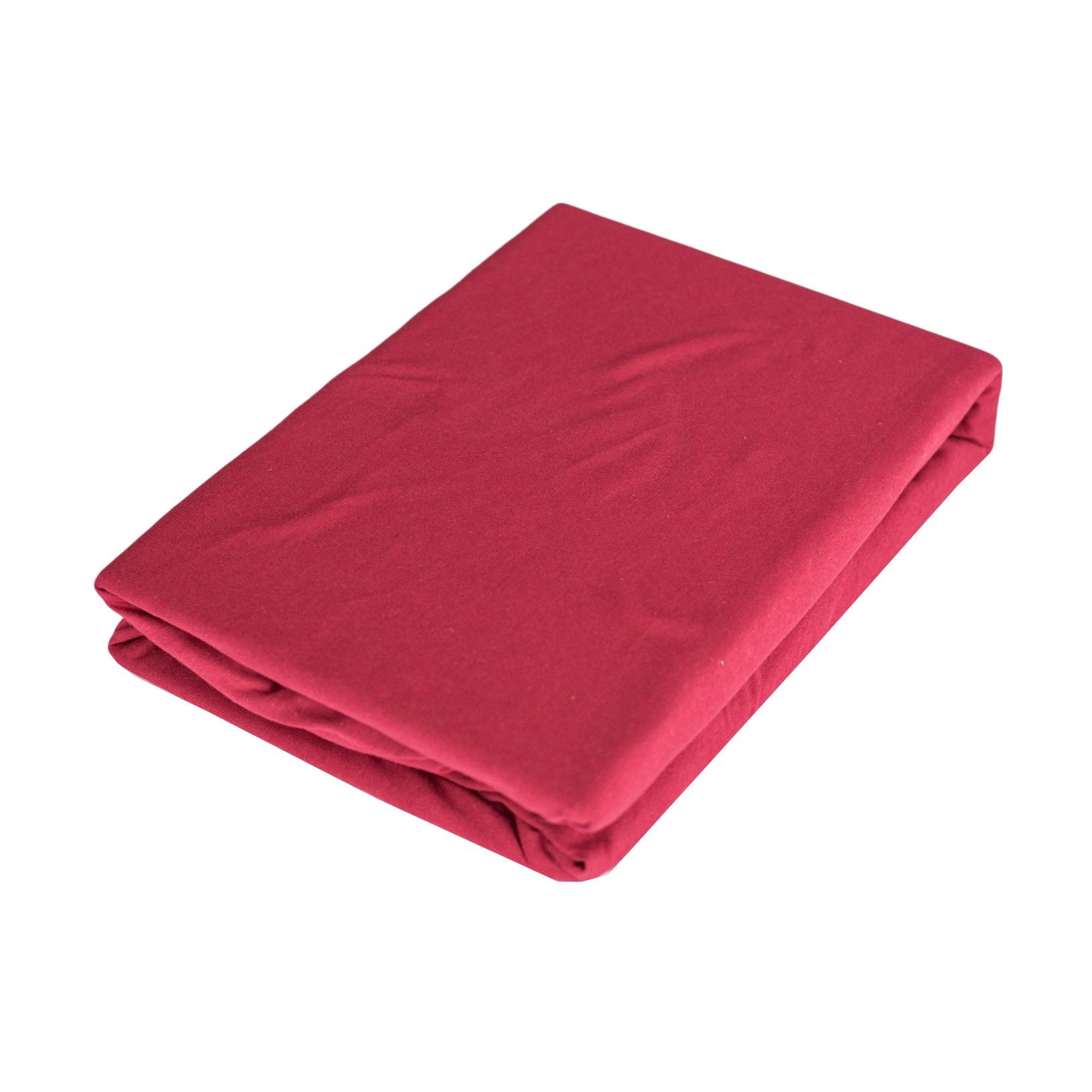 Cearceaf de pat Jersey cu elastic 60x120 cm Visiniu