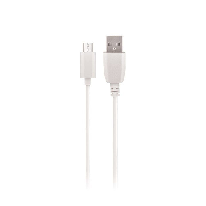 Cablu date Maxlife, USB - microUSB 3,0 m 2A, Alb