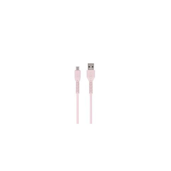 Adatkábel Maxlife, MXUC-04, USB - USB-C 1,0 m 3A Pink