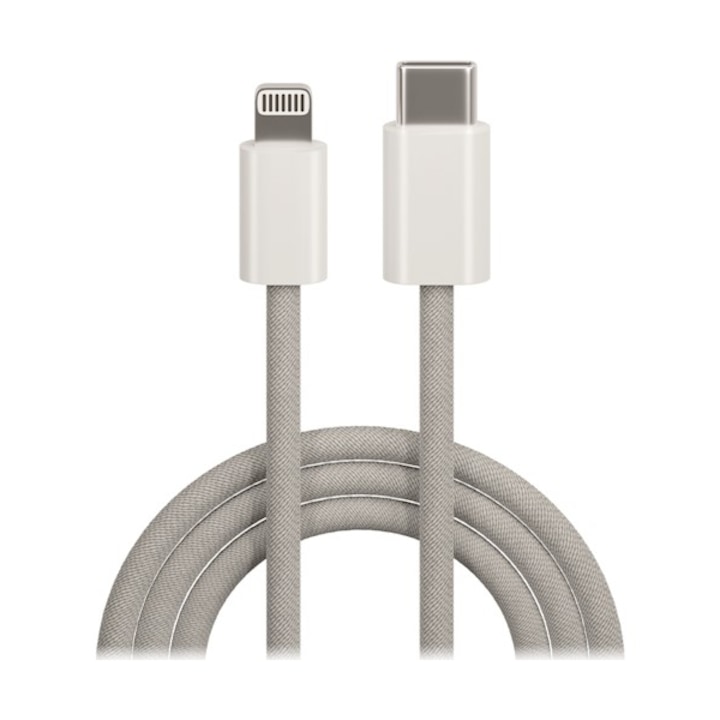 Cablu date Maxlife, MXUC-06, USB-C - tip Lightning 1,0 m 20W, Gri