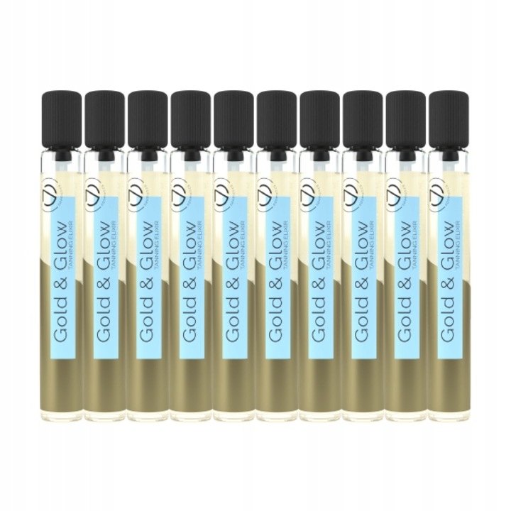 Комплект от 10 лосиона за тен, 7suns, Gold & Glow