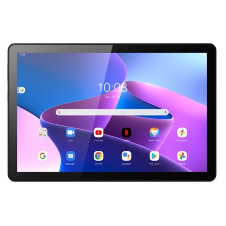 Tablet Lenovo Tab M10 Gen. 3, Unisoc T610 nyolcmagos processzor, IPS LCD kapacitív érintőképernyő 10,1", 4 GB RAM, 64 GB Flash, Wi-Fi, Bluetooth, 4G, Android szürke