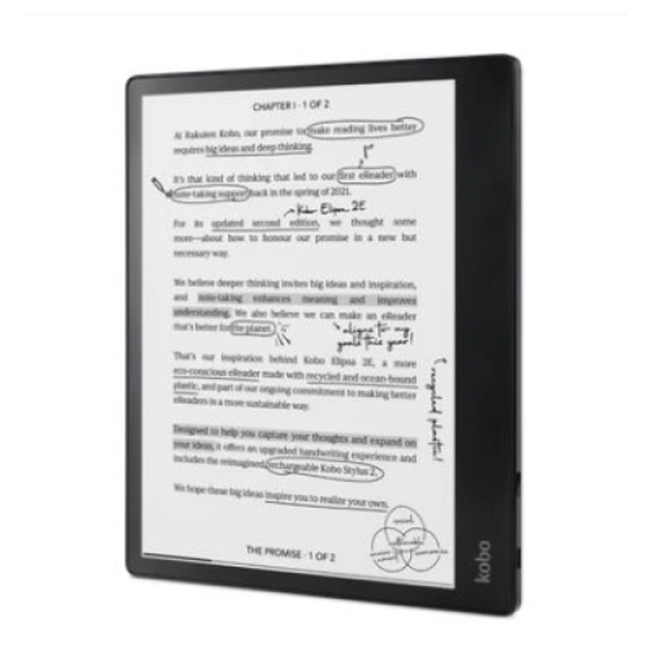 Tableta ePaper Kobo Elipsa 2E, Ecran 10.3