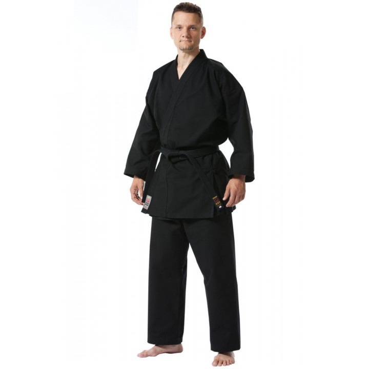 Kimono Bujin Shiro Negru 14oz, Negru
