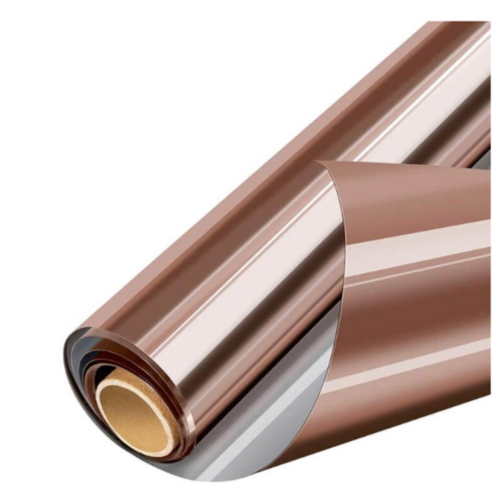 Folie reflexiva pentru geamuri Bronz 60X300