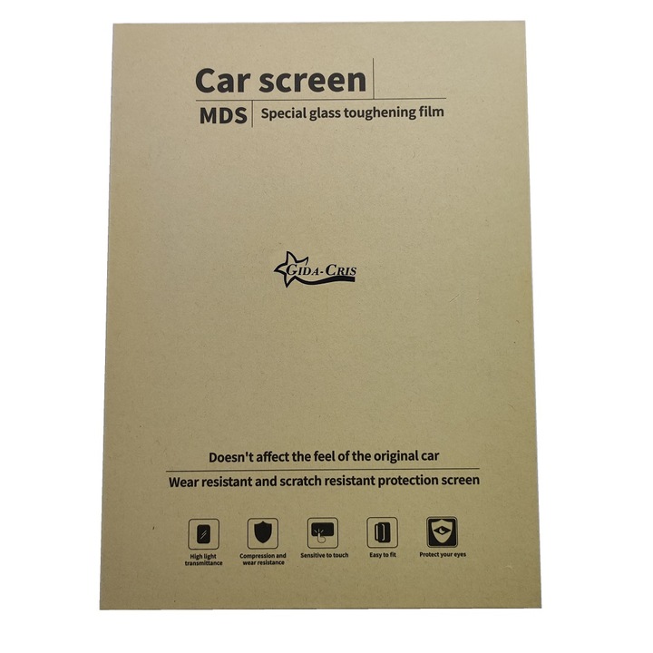 Folie sticla securizata pentru ecran navigatie 7” GIDA-CRIS GC137, compatibil Audi A4L 2017-2019