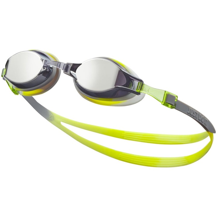 Очила за плуване Nike Chrome Mirror, За деца, Зелен