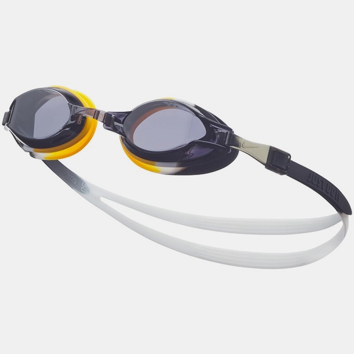 Очила за плуване Nike Chrome, Детски, Сив/Жълт
