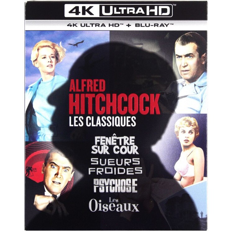 The Alfred Hitchcock Classics Collection [BOX] [4xBluRay 4K]+[4xBlu