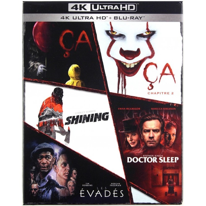 To / To: Rozdział 2 / Lśnienie / Doktor Sen / Skazani na Shawshank [BOX] [5xBlu-Ray 4K]+[5xBlu-Ray]