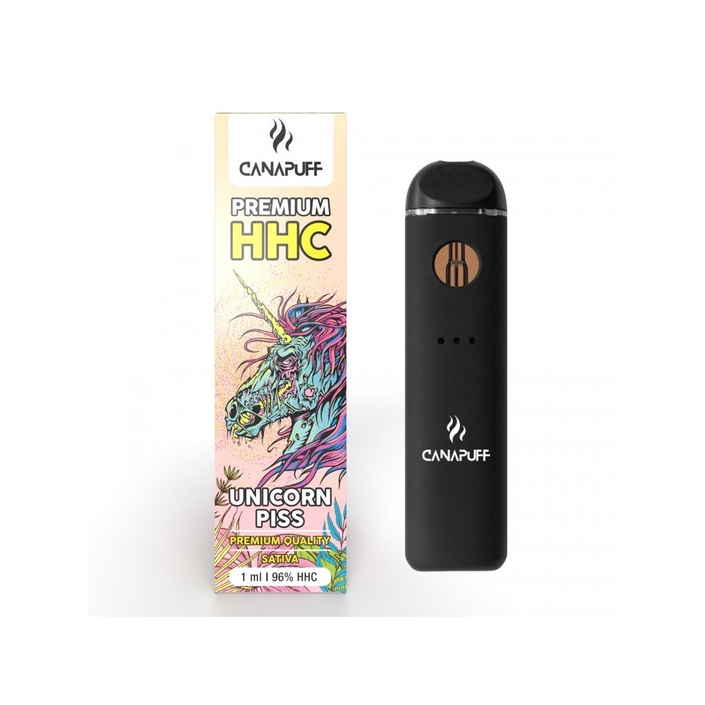 Tigara Electronica CannaPuff Unicorn Piss, 96% Premium HHC Vape, 500 ...