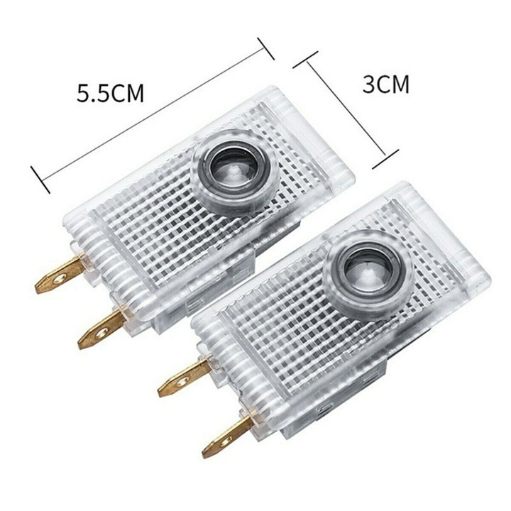 Set 2 Logo Shadow Lights Courtesy pentru portiere dedicate Opel Insignia 1 G09 2008-2016 - BTSL-002113