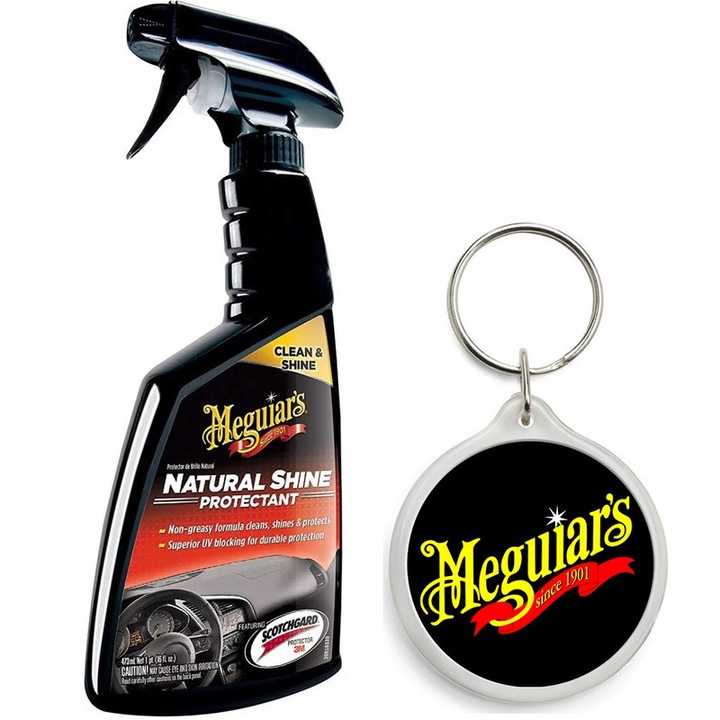 Set de Dressing Plastice Meguiars Natural Shine Protectant cu Breloc Meguiars