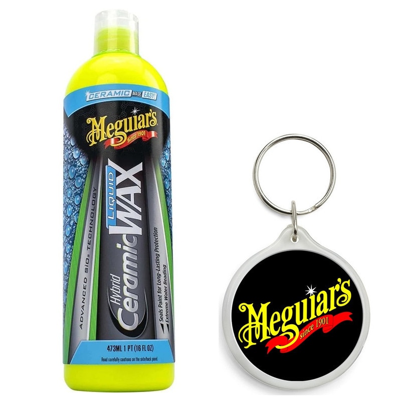 Pachet detailing auto Meguiar's, include spray ceramic, burete aplicator si  laveta stergere, 532 ml, Hybrid Ceramic Quik Clay Kit 