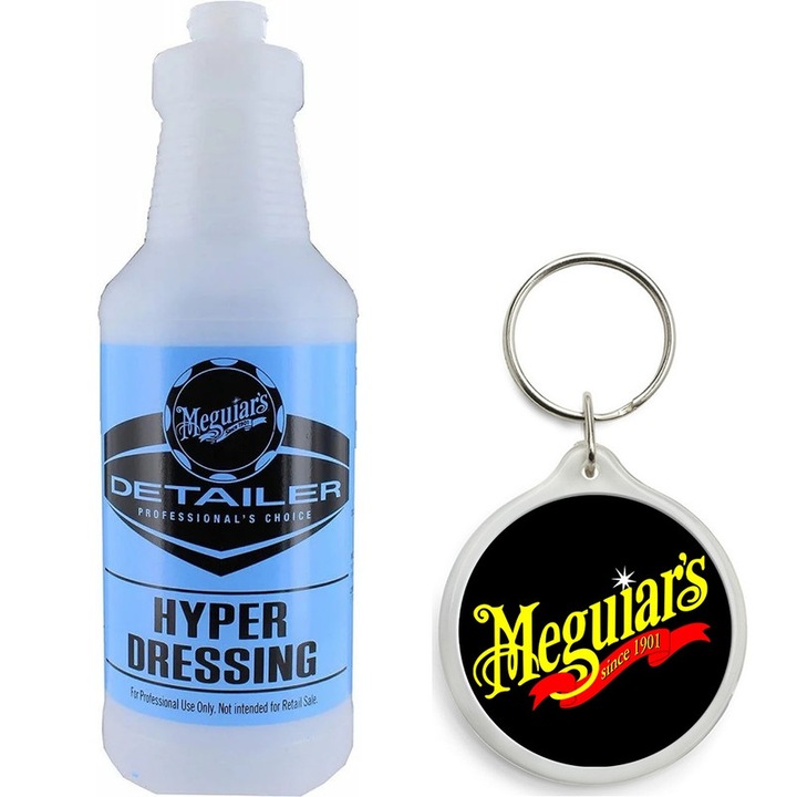 Set de Recipient Plastic Meguiars Hyper Dressing cu Breloc Meguiars