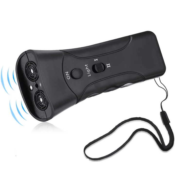 Kutyakiképző eszköz, Roffie, Műanyag, Fekete