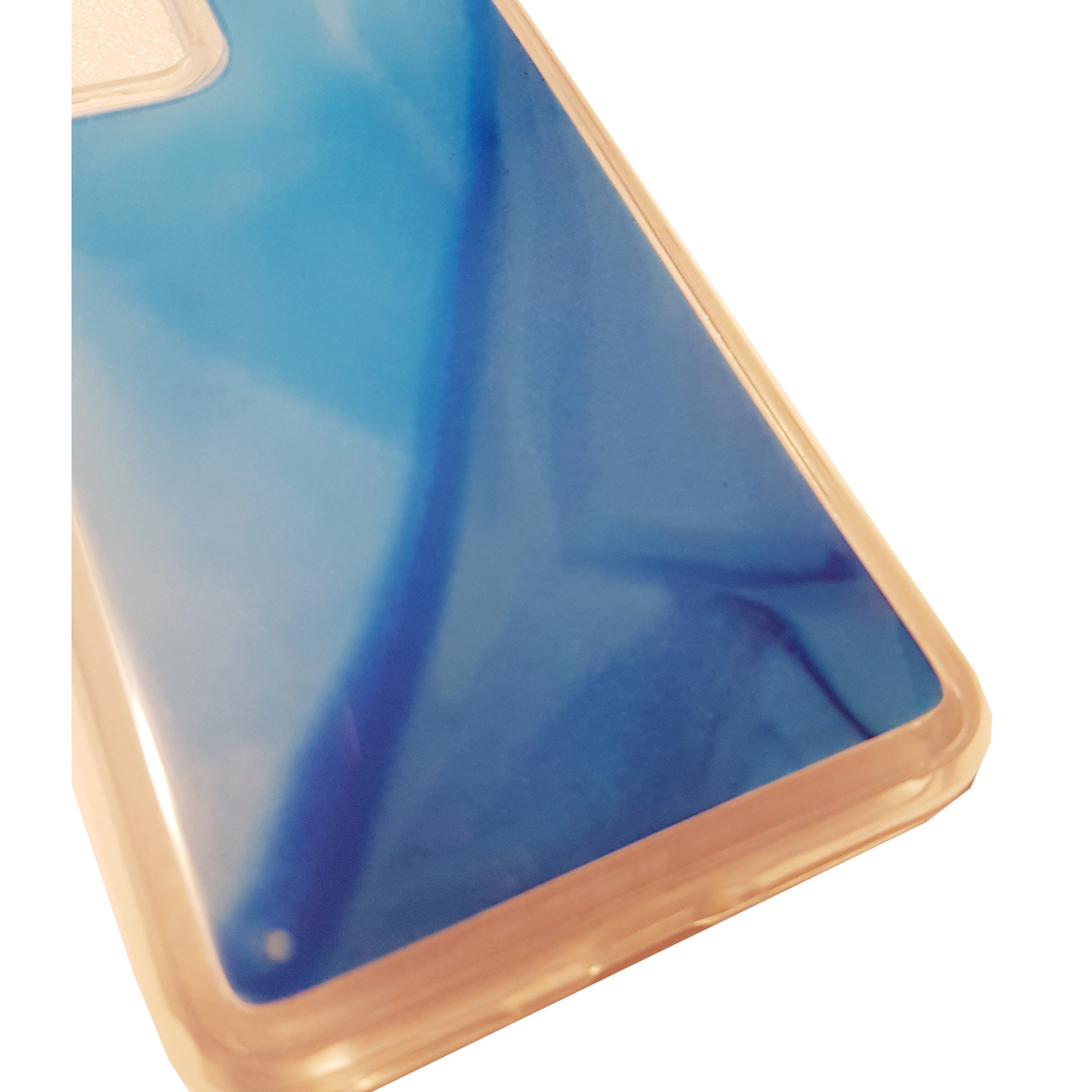 Husa pentru Samsung Galaxy A02s, A027, Licquid Glow, Fluorescenta, Blue Ice