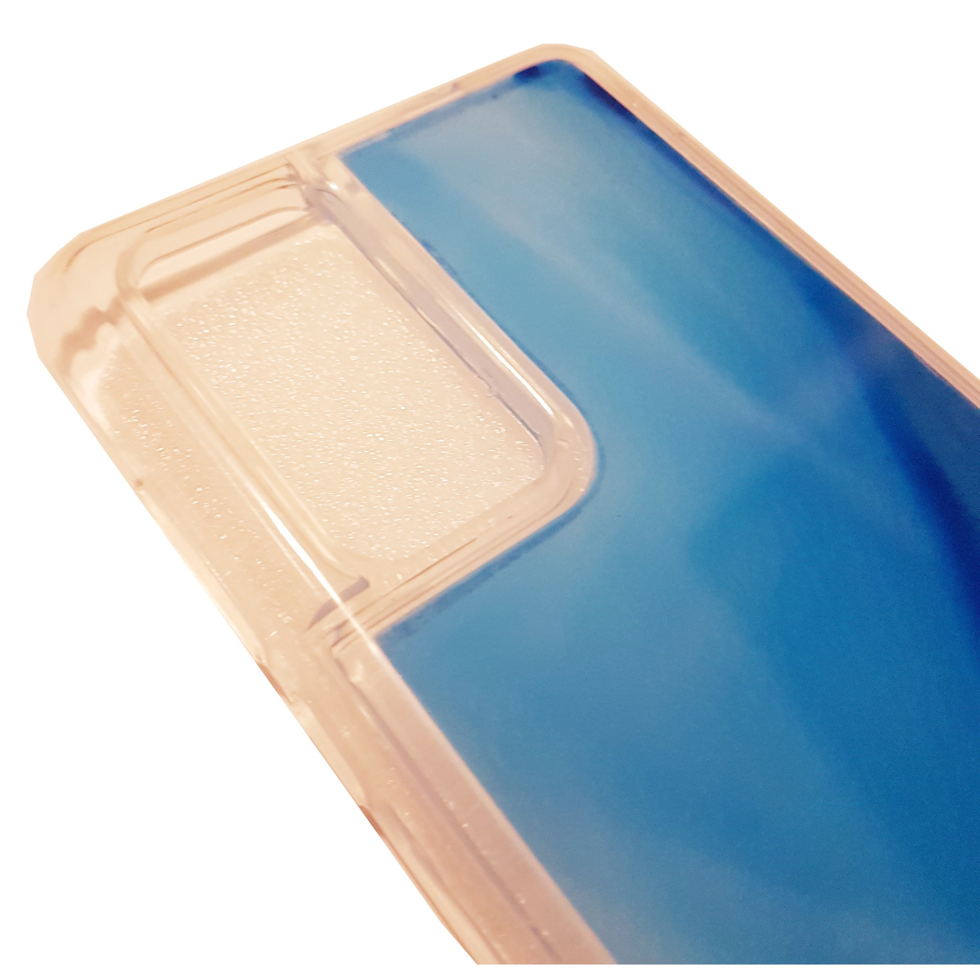 Husa pentru Samsung Galaxy A02s, A027, Licquid Glow, Fluorescenta, Blue Ice