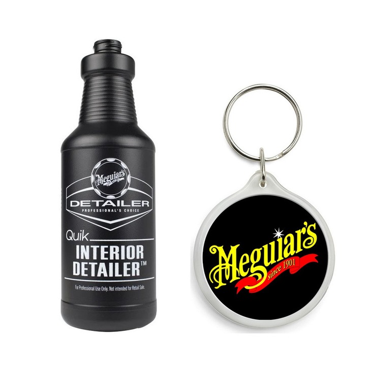 Set de Recipient Plastic Meguiars Quik Interior Detailer cu Breloc Meguiars