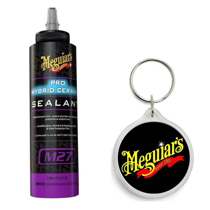 Set de Sealant Auto Meguiars Pro Hybrid Ceramic Sealant, 473 Ml cu Breloc Meguiars