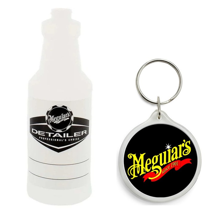 Set de Recipient Plastic Meguiars Generic Spray Bottle cu Breloc Meguiars