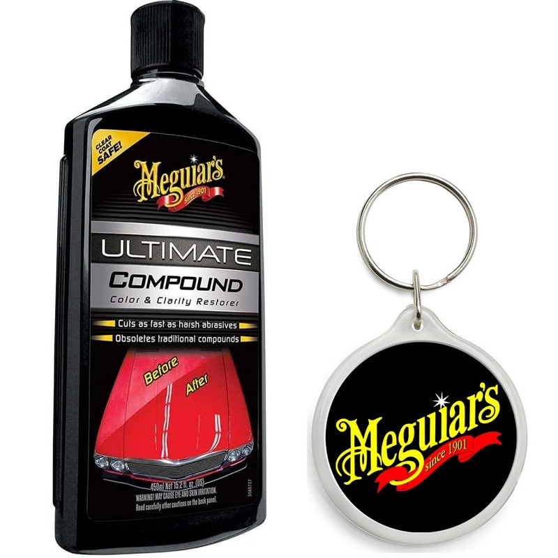 Set de Polish Auto Meguiars Ultimate Compound cu Breloc Meguiars - eMAG.ro
