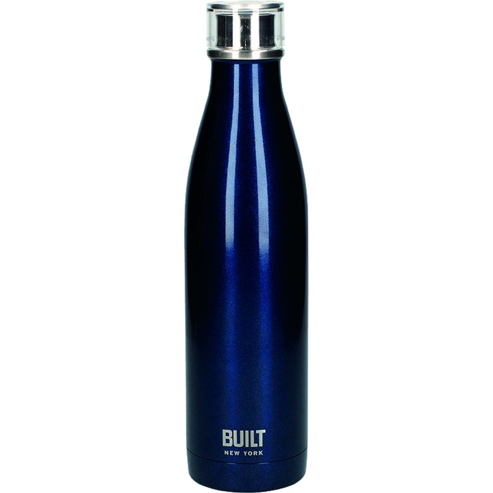 Rozsdamentes acél üveg 740 ml - kék