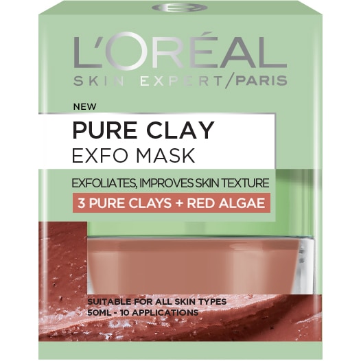 masca de fata loreal pure clay)