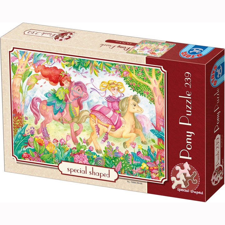 Пъзел D-Toys, Принцесата и понито, 239 части