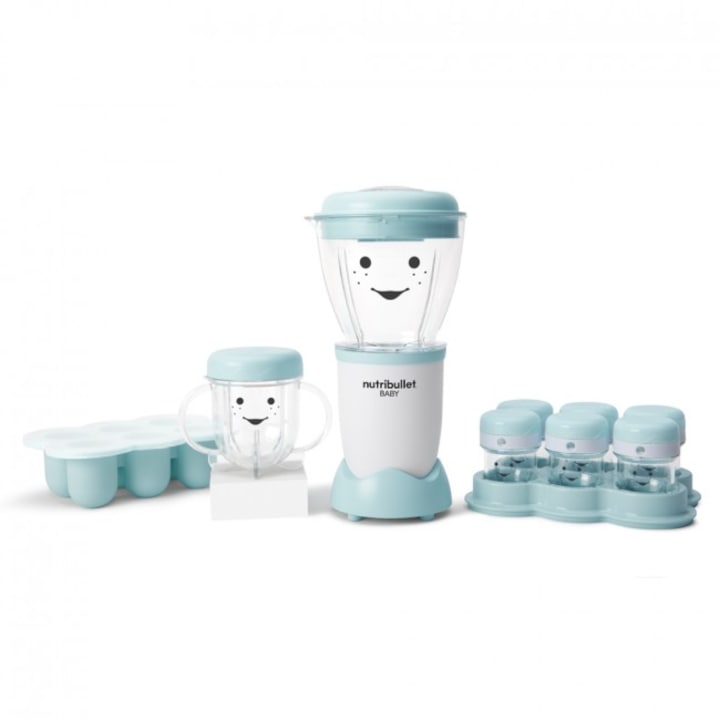 Blender portabil, Plastic, USB, 80W, 7.4V, 60 x 85 x 194 mm, 350 ml, Alb