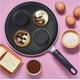 Tigaie pentru clatite Tefal Pancake Time, 25 cm, aluminiu, invelis antiaderent Titanium, baza Diffusion, Negru